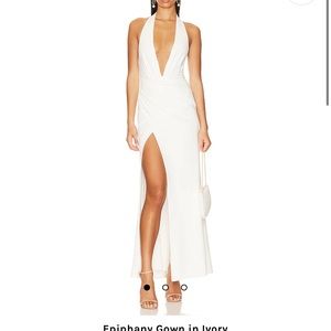 Revolve Epiphany Gown in Ivory